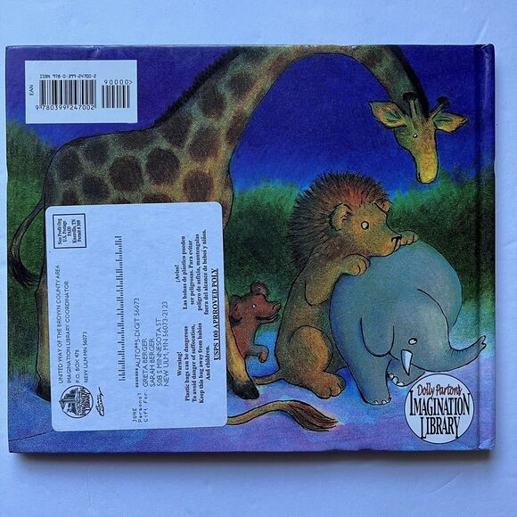 Set Of 3 Childrens Books Hardcover Remy the Rhino Good Night Gorilla and Pouch - Picture 7 of 10